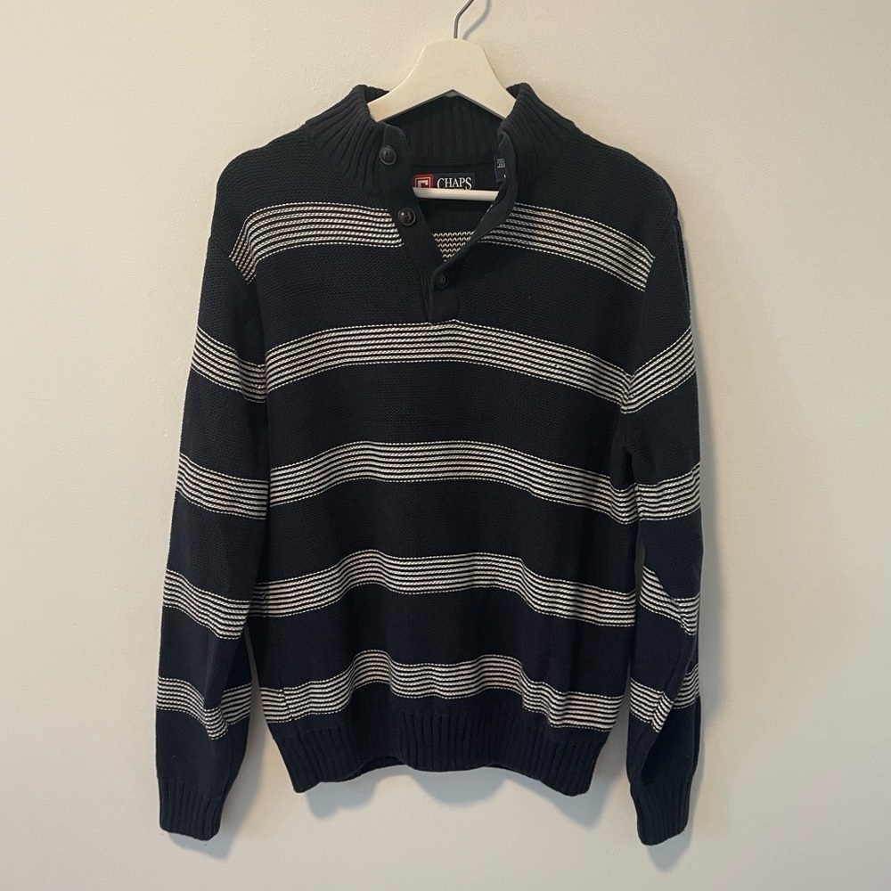 𝅺Vintage Chaps Pull Over Sweater